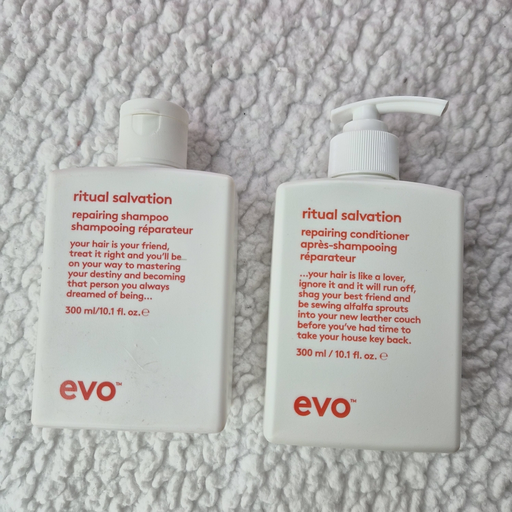 Evo Ritual Salvation Shampoo and Conditioner Set 300ml/10.1oz